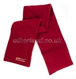 Cozy Body Scarf Red - Polar Fleece - Microwave Microwavable