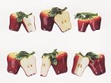 APPLE 3-Dimensional Magnet Set of 6 Magnets *NEW!*