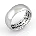 Stainless Steel Serenity Prayer Ring - "God grant me the Serenity..." Serenity Prayer Jewelry. Rings for Men or Rings for Women.