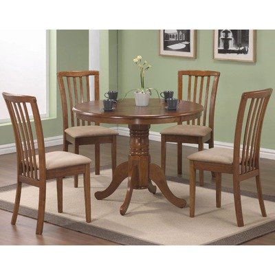 Farista 5 Piece Round Cherry Finish