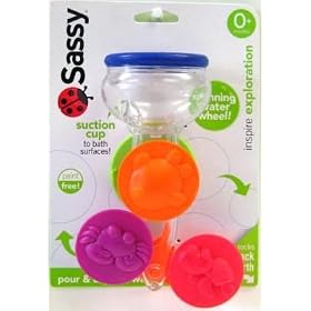 Sassy Pour & Explore Water Whirl Bath Toy (3-Pack)