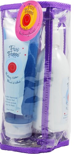 Fruit Frappe By Upper Canada Blueberry Citron Gift Set In Roll Up Cosmetic Case, 2.2-Ounce... by Fruit Frappe Upper Canada