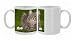 Photo Mugs of Cat - Siberian Blue Mackerel Tabby - sitting down on grass amongst flowers from Ardea Wildlife Pets