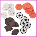 60 Foam Stickers - Sports Balls
