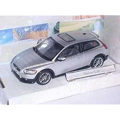 VOLVO C30 C 30 SILBER 1/43 CARARAMA MODELLAUTO MODELL AUTO