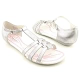 HUSH PUPPIES Chianti Silver Sandals Shoes Ladies Size 8 by HUSH PUPPIES