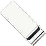 Stainless Steel Polished Double Fold Money Clip