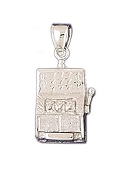 CleverEves 14K White Gold Ornate Pendant 5 - Gram(s)