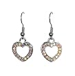 Earrings - E96 - Small Crystal Hearts ~ Clear AB