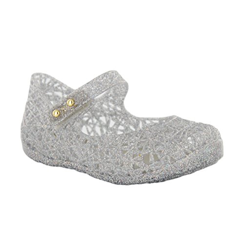 Melissa Toddler's Zig Zag Shoes Silver