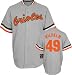 Hoyt Wilhelm Majestic Cooperstown Throwback Baltimore Orioles Jersey - Large
