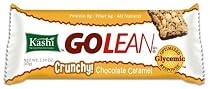 Kashi Golean Bar Crunchy! 4 Crunchy, Chocolate Caramel, 6.36-Ounce Packages (Pack of 6)