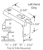 White Tilt Window Latch for Better Bilt - Left Hand ONLY