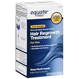 Equate - Hair Regrowth Treatment for Men with Minoxidil 5% Extra Strength, 3 Month Supply