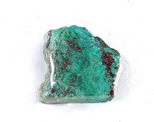 Natural Sonoran Chrysocolla Rough Slab Arizona Turquoise Malachite Quartz Stone - Wire-Wrap, Mosaic, Lapidary Rough For Cabbing