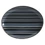 Denby Jet Stripes Oval Serving Platter 36 cm