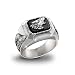 Men's Wolf Art Ring: The Call Of The Wild by The Bradford Exchange
