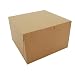 Southern Champion Tray 09455K Kraft Paperboard Non Window Lock Corner Bakery Box, 8" Length x 8" Width x 5" Height (Case of 100)