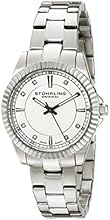 Stuhrling Original Symphony Women's Quartz Watch with Silver Dial Analogue Display and Silver Stainless Steel Bracelet 408LL.01