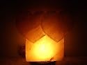Himalayan Salt Double Heart Lamp