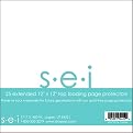 S.E.I. Postbound Page Protectors 12x12" - 25ct