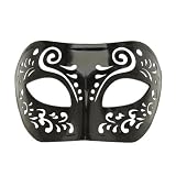 Dream Tale Black Venetian Masquerade Mask ~ Mardi Gras Masks