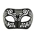 SeasonsTrading Dream Tale Black Venetian Masquerade Mask - Mardi Gras Prom Party (STC12923)
