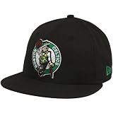 New Era Boston Celtics Black Primary Logo 59FIFTY Flat Bill Fitted Hat (6 7/8)