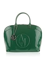 Armani Bolso asa de mano Bowling (Verde)