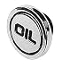 Search Our Specialty Mall : Oil Cap Push-In Chrome/Rubber For 1.25 in. Holes Oil Logo