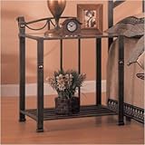 Newman Nightstand in Antique Gold