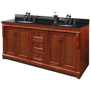 Pegasus NACA6021D Naples 60-Inch Double Bowl Vanity, Warm Cinnamon by Pegasus