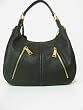 Prada Handbags Black Leather Hobo BR4358