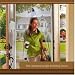 Magic Mesh Hands-Free Screen Door