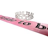 Bride To Be Glitter Tiara and Bride To Be Party Sash