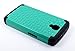 Thousand Eight(TM) For LG Volt LS740 Diamond Studded Silicone Rubber Skin Hard Case + [FREE LCD Screen Protector Shield(Ultra Clear)+Touch Screen Stylus] (Diamond teal)