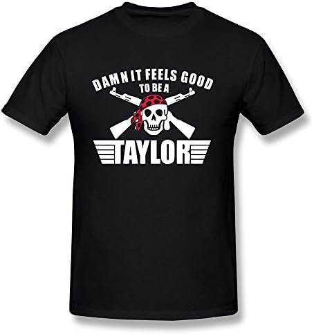 Damn It Feels Good To Be A Taylor Customize Boy Black T-shirts XL