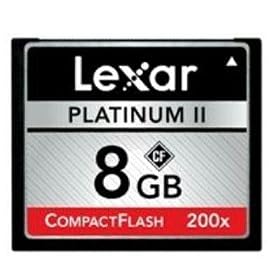 Quality 8GB Platinum II CF Card By Lexar Media