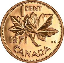 1971 CANADIAN PENNY Toys & Games