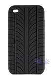 iPhone 4 Tire Tread Silicone Skin Black