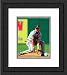 Atlanta Braves Framed Chipper Jones Photo 15 X 18 - Black