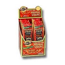 Primal Spirit Foods Primal Strips, Texas Barbecue (Pack Of 24)
