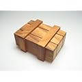 Schatztruhe - Schatzkiste - Secret Box - Denkspiel - Knobelspiel - Geduldspiel aus Holz