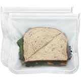 BlueAvocado Re-Zip Seal Reusable Lunch Bag, 2-Pack