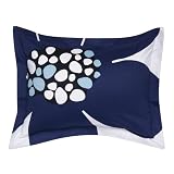 Floral Sham - Blue