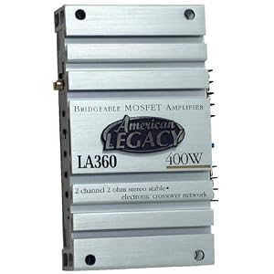 Legacy LA360 2 Channel 400 Watt Bridgeable Mosfet Amplifier