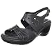 Softwalk Women's Melo Sandal,Black,8.5 M US