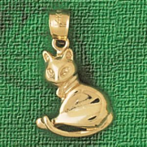 Cheap Girls Jewelry Dazzlers Solid 14k Gold Cat Charm Pendant Available in three colors from jewelsberry (weights: 1.6 grams only) For Sale Cheap Girls Jewelry Dazzlers Solid 14k Gold Cat Charm Pendant Available in three colors from jewelsberry (weights: 1.6 grams only) For Sale