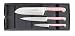 Mundial 5100 Series Pink 3-Piece Hollow Edge Knife Starter Set