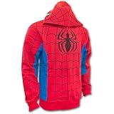 Spider-Man Costume Men's Zip Hooded Sweatshirt